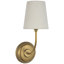 Thomas O'Brien Vendome 16" Cordless Single Sconce with Linen Shade-1695836215