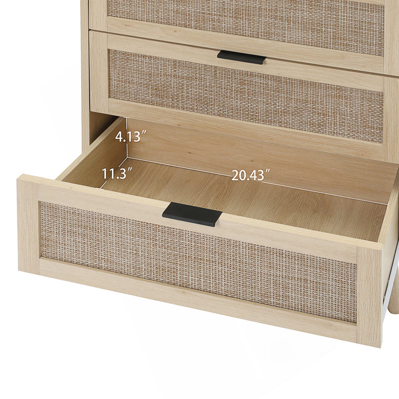 Alexanna Accent Chest, Natural