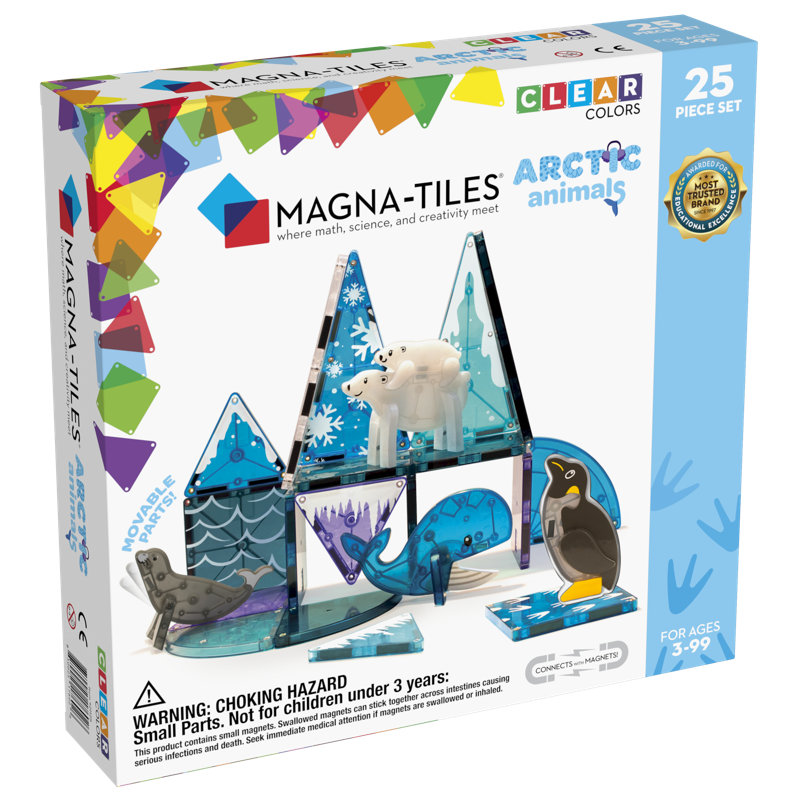 Ensemble 25 pièces animaux arctiques