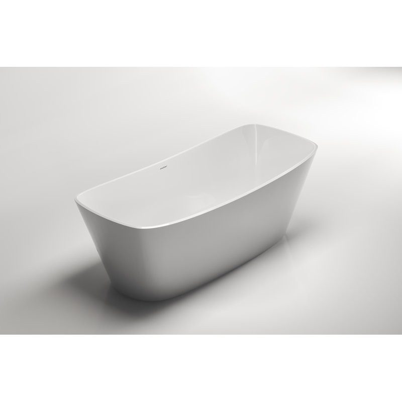 Trivento 65" x 28" Freestanding Soaking Bathtub