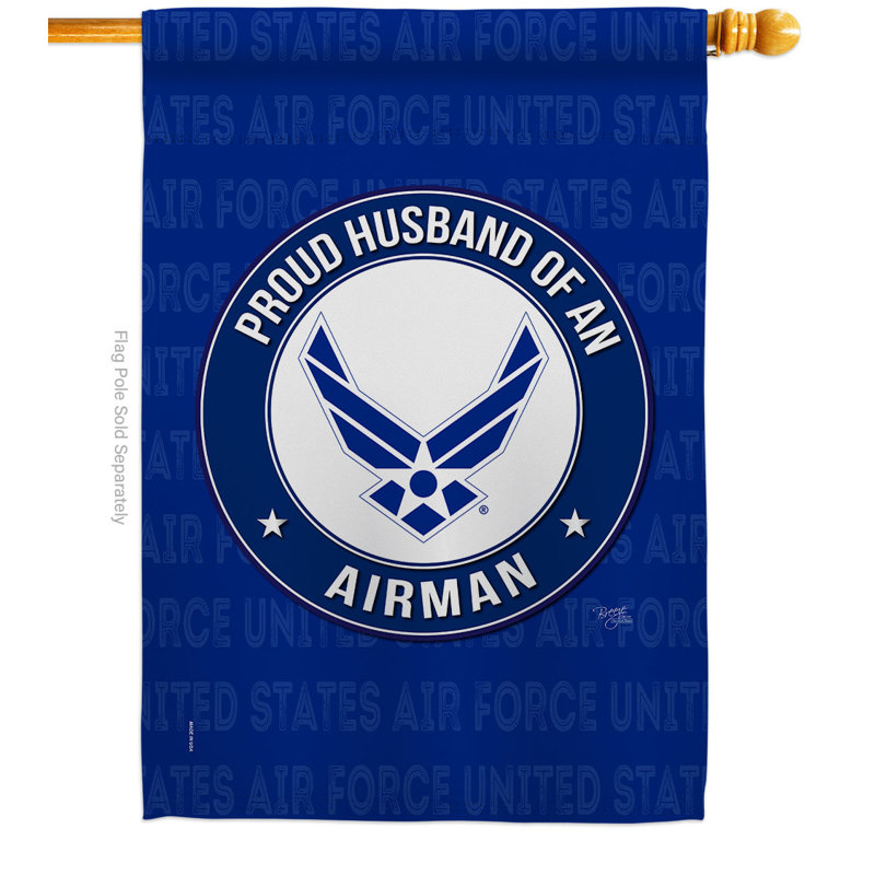 Drapeau de maison 40 po x 28 po Proud Husband
