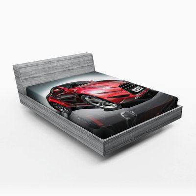 Cars Microfiber Fitted Sheet