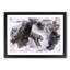 Leopard Climbing from a Tree in Abstract - Picture Frame Painting Print-55771986-55771988