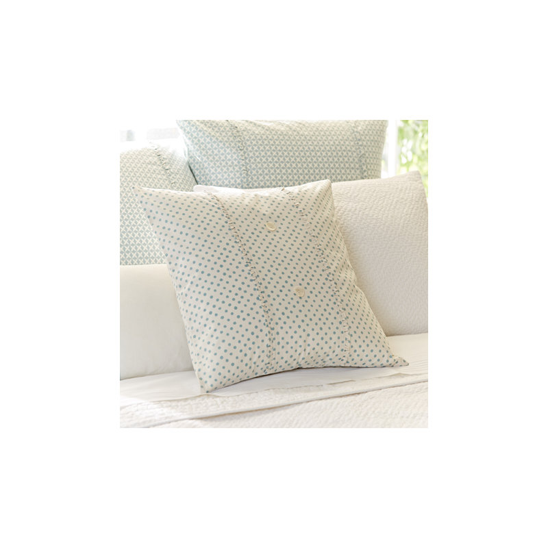 Dottie Porch Throw Pillow, Aqua, Toss