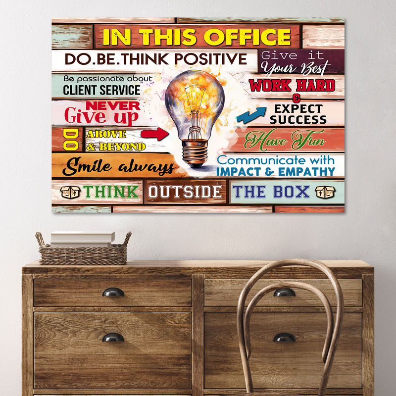 «Value N'applique pas», impression sur toile tendue, H 24 po x l 36 po x P 2 po