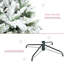 Arbre de Noël artificiel pin enneigé 9 pi de hauteur avec branches réalistes et durables pour un décor festif