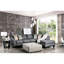 Transitional Style Gray Chenille And Solid Wood , Block Feet, Box Cushion Medium Density Foam, 38 Inches Deep, Wide, 20 High, Material, Frame, High Legs, Upholstery