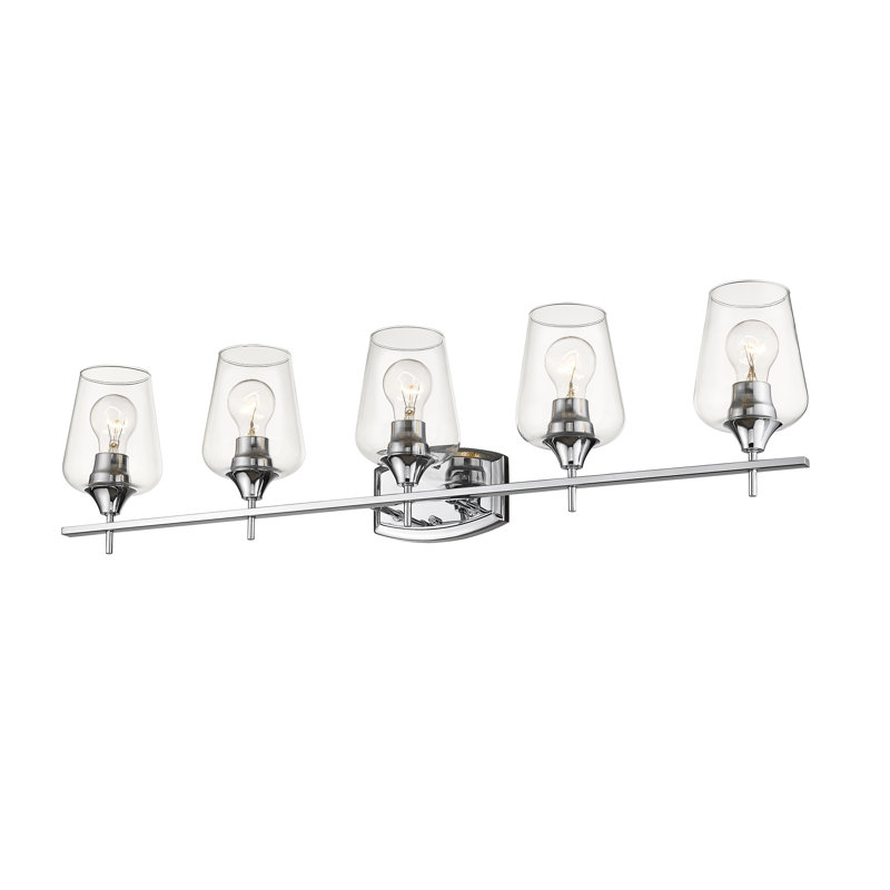 Dahlya 5 - Light Dimmable Vanity Light, Chrome