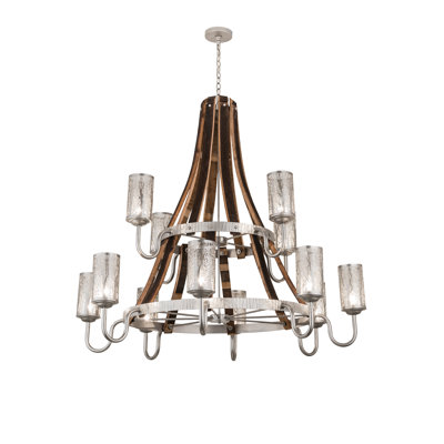 12 - Light Dimmable Empire Chandelier