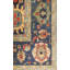 Tapis bleu nouvel âge rectangulaire unique 10 pi x 14 pi 3 po Mazar
