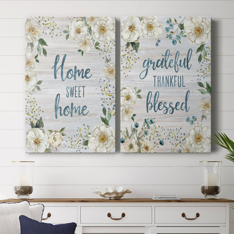 French Floral I-Premium Gallery Wrapped Canvas -Ready to Hang