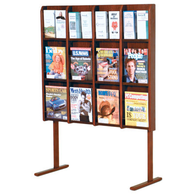 Porte-revues en bois massif Divulge H 53 "