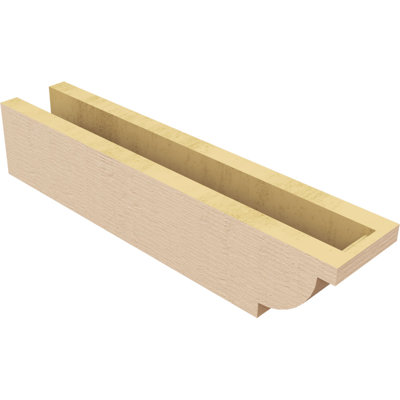 Queue de chevron Alpine Woodgrain TimberThane, brun clair apprêté