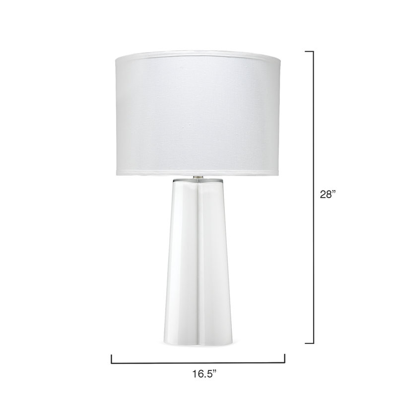Lampe de table blanche 28 po Argyrios