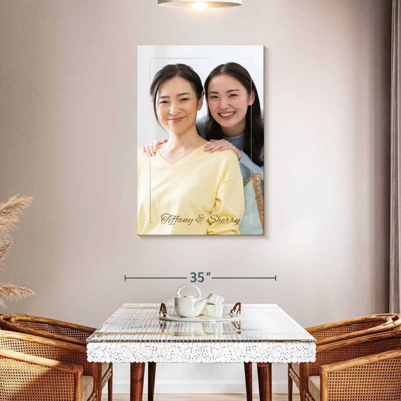 Line Frame Photo Print, 45" H x 30" W
