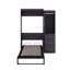 Lit escamotable simple avec garde-robe et tiroirs-1169223314