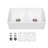 33'' L Farmhouse / Apron Double Bowl Ceramic Kitchen Sink