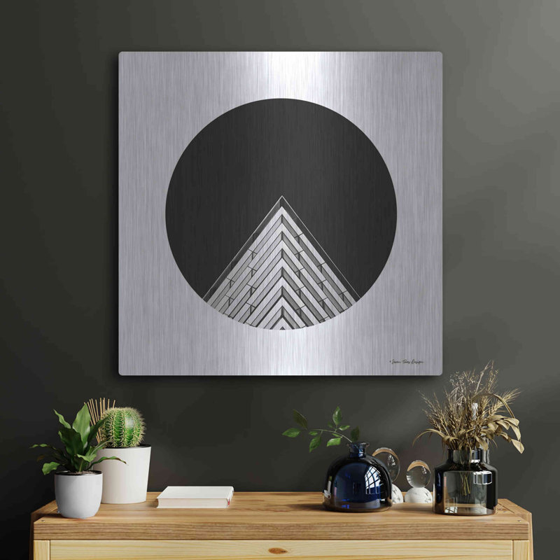 " Triangular Architecture " by Seven Trees Design, 24" H x 24" W