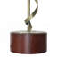 Lampe de chevet lampe de chevet lampe de bureau en bois massif lampes de lecture créatives en bois massif lampe de table en métal torsadé 110V