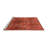 Meenaxi Southwestern Machine Woven Chenille/Polyester Area Rug in Red-1953077890