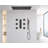 Perugia LED Phone Controlled Ceiling Shower System for Smart Bathrooms
