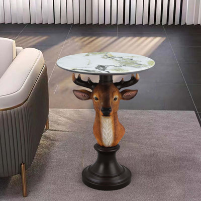 Table d'appoint Elegant Deer Head