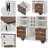 54" Farmhouse Kitchen Island with Drop Leaf-215342741