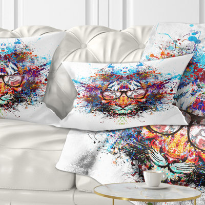 Coussin lombaire en coussins de couleur animal