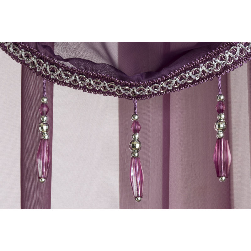 Thurman 60cm Curtain Holdback/Tieback, Aubergine