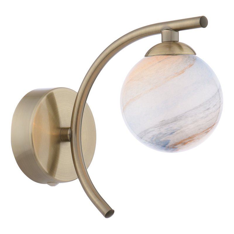 Wall Light, Antique Brass