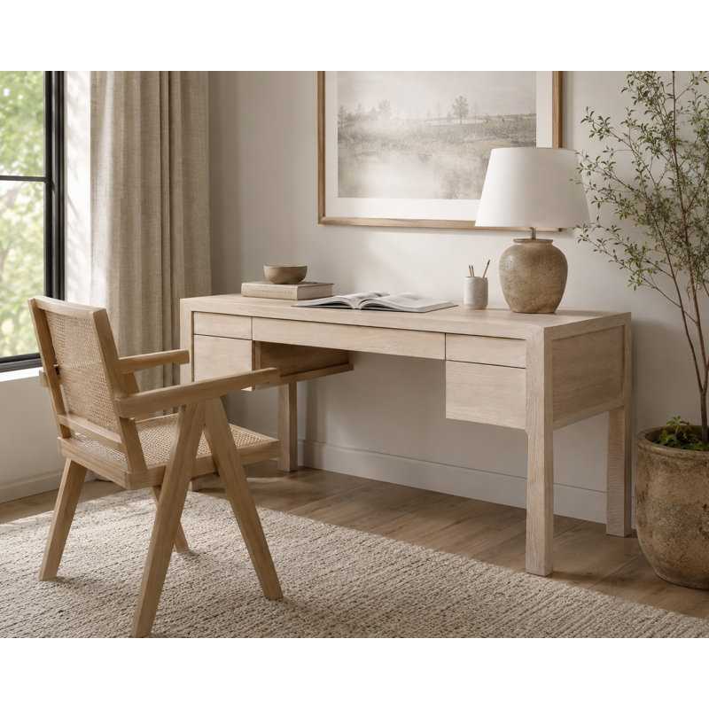 Solid Wood Writing Desk