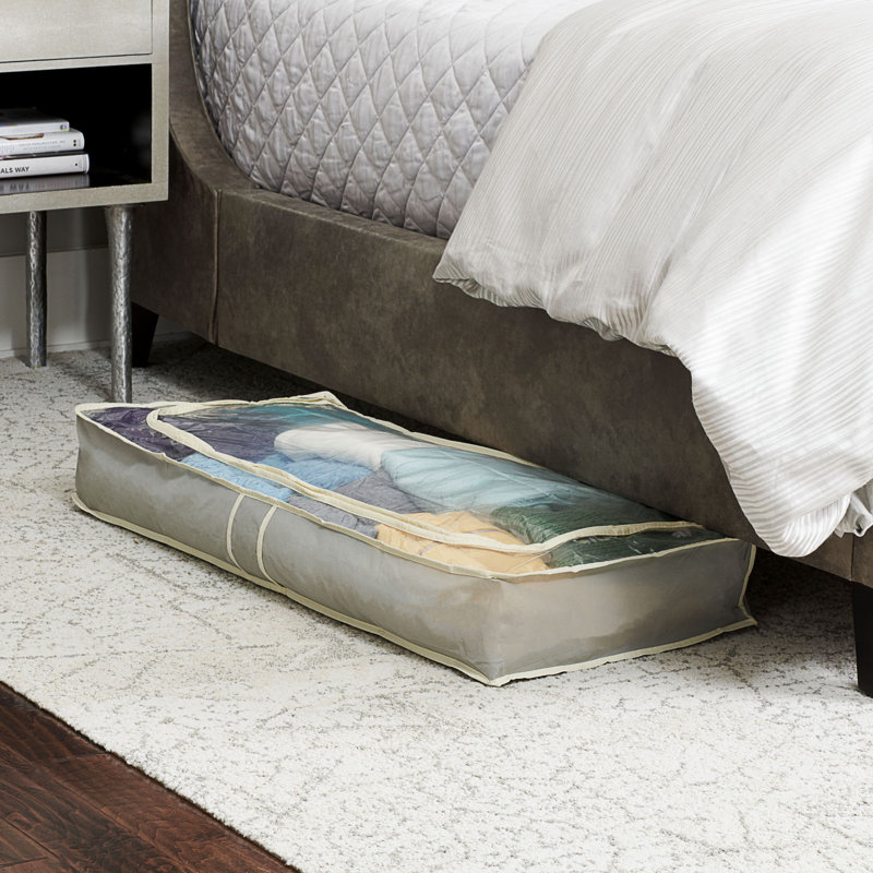 Wayfair Basics® Under-the-Bed Storage Bag, White