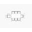 Ensemble de salle à manger de 81,5 po de long avec coussins Aleyza-268282813