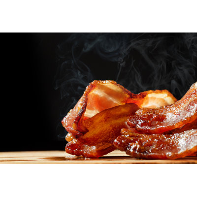 Hot Bacon - Wrapped Canvas Print