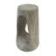 Table de bout robuste Mgo, finition de texture bois, style moderne pour le patio et la maison