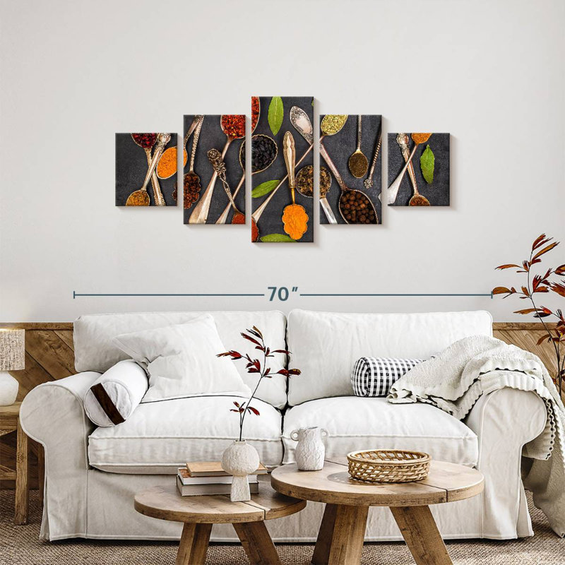 Essential Spices, 24" H x 55" W