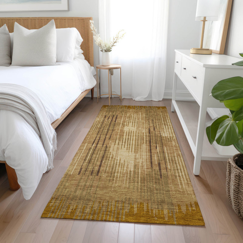 Tapis intérieur / extérieur mâle avec envers antidérapant, Tapis de couloir 2 pi 3 po x 7 pi 6 po