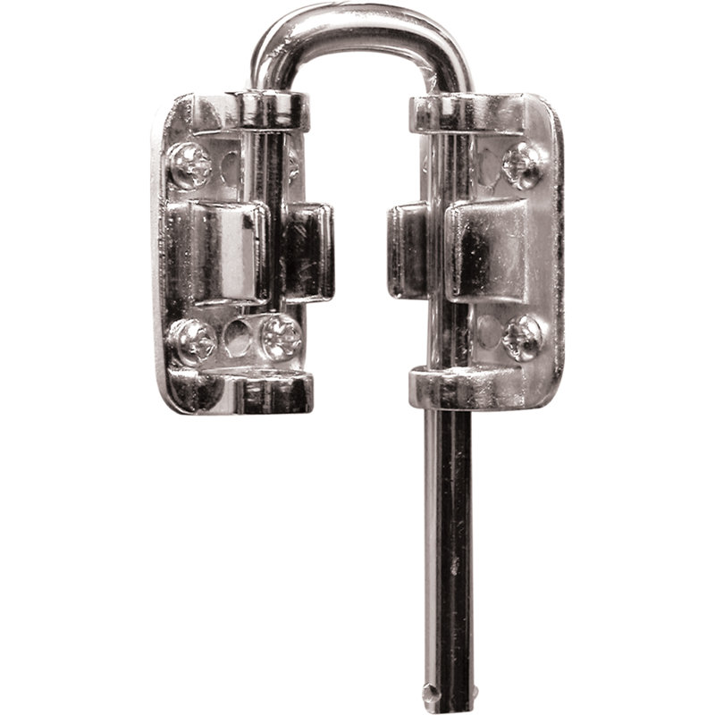 Aluminum Strom Door Protector Chain and Spring, 5-1/4 in. with 1/8 in. Offset, Zinc Plated (Single Pack)