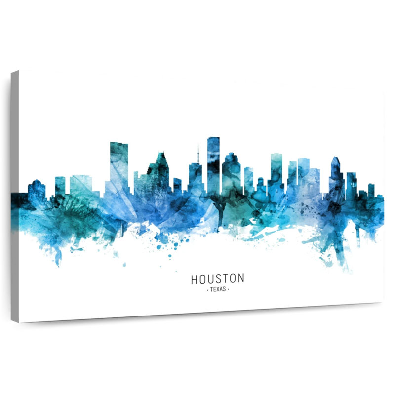 Kavia Houston Texas Skyline VII, 20" H x 30" W