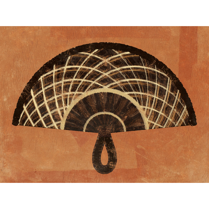 Tayleigh Woven Fans I by Victoria Barnes - Wrapped Canvas Print, 30 cm H x 46 cm W