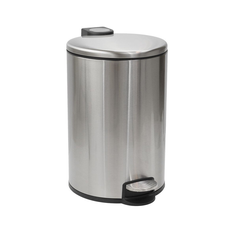 Yeung Steel Step On Kitchen Trash Can, 20