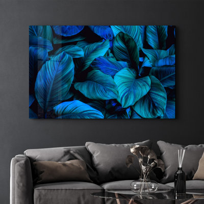 Élégante peinture murale en verre trempé de 13,8 po x 21,7 po | 100% verre trempé, épaisseur: 0,16 pouce | Imprimé UV pour des couleurs éclatantes | Parfait pour la décoration intérieure, le salon et les espaces de bureau