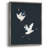 Cranes on Indigo II Framed Print - Solid Wood-997087095