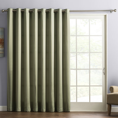 Polyester Room Darkening Noise Reducing Sliding Panel