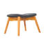 Accent Uphostered Chair With Ottoman