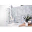Halo 48.5 in. x 58 in. Fully Frameless Glass Hinge Bathtub Door-1345465522