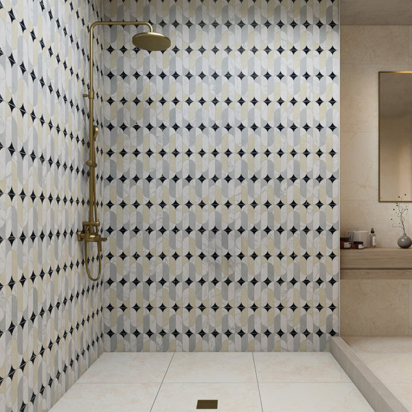 Reve 23-1/2 in. x 47-1/8 in. Porcelain Floor and Wall Tile