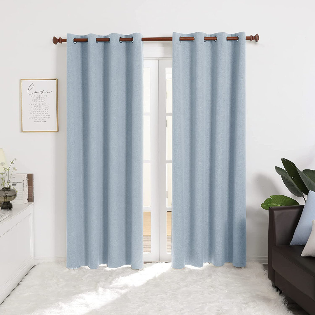 Dearis Blackout Eyelet Curtain Pair