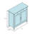Country Farmhouse Solid Wood Accent Cabinet