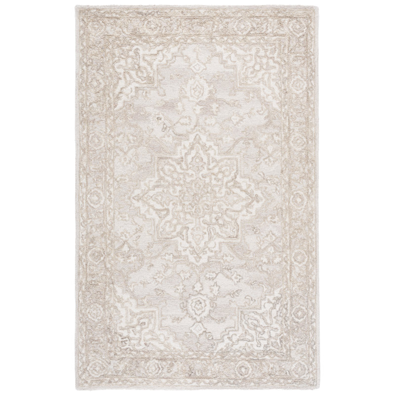 Metro 896 Hand Tufted 85% Wool; 15% Cotton Oriental Rug, Rectangle 5' x 8'